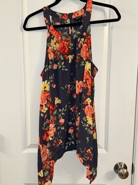 Torrid Floral High-Low Tank (00)